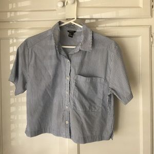 Forever 21 Cropped Button Up